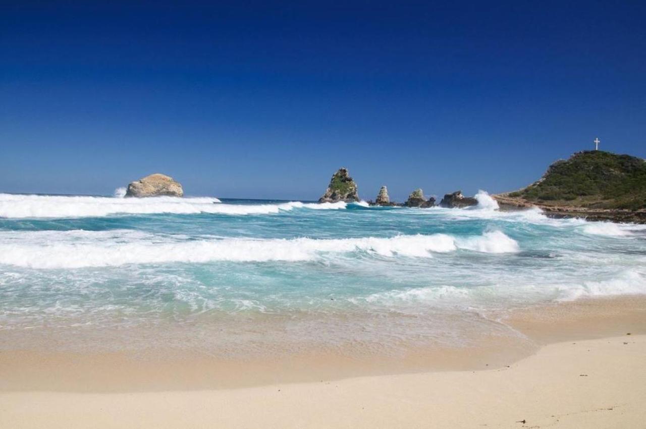 Studio Mojito Vue Mer,Piscine Avec Cuve Eau Et Acces Plage Et Piscine Anse Des Rochers Saint-Francois  Exteriér fotografie